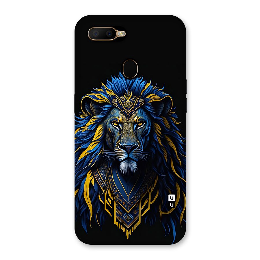 Premium Lion Abstract Portrait Art Back Case for Oppo A5s