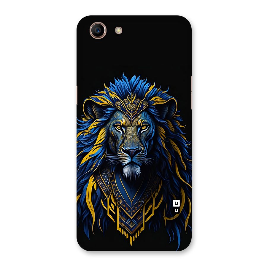 Premium Lion Abstract Portrait Art Back Case for Oppo A83 (2018)