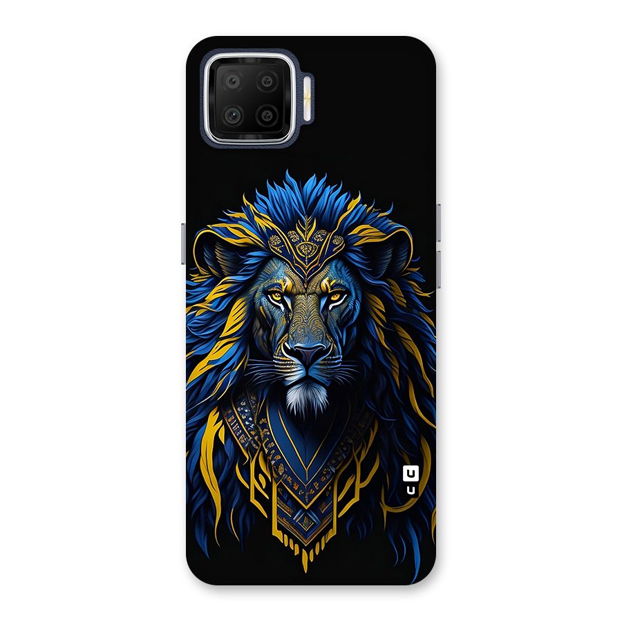 Premium Lion Abstract Portrait Art Back Case for Oppo F17