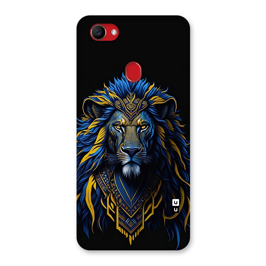 Premium Lion Abstract Portrait Art Back Case for Oppo F7