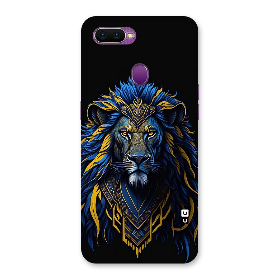 Premium Lion Abstract Portrait Art Back Case for Oppo F9