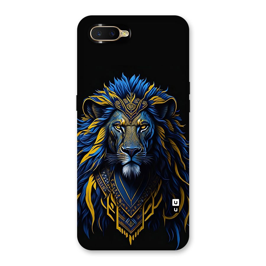 Premium Lion Abstract Portrait Art Back Case for Oppo K1
