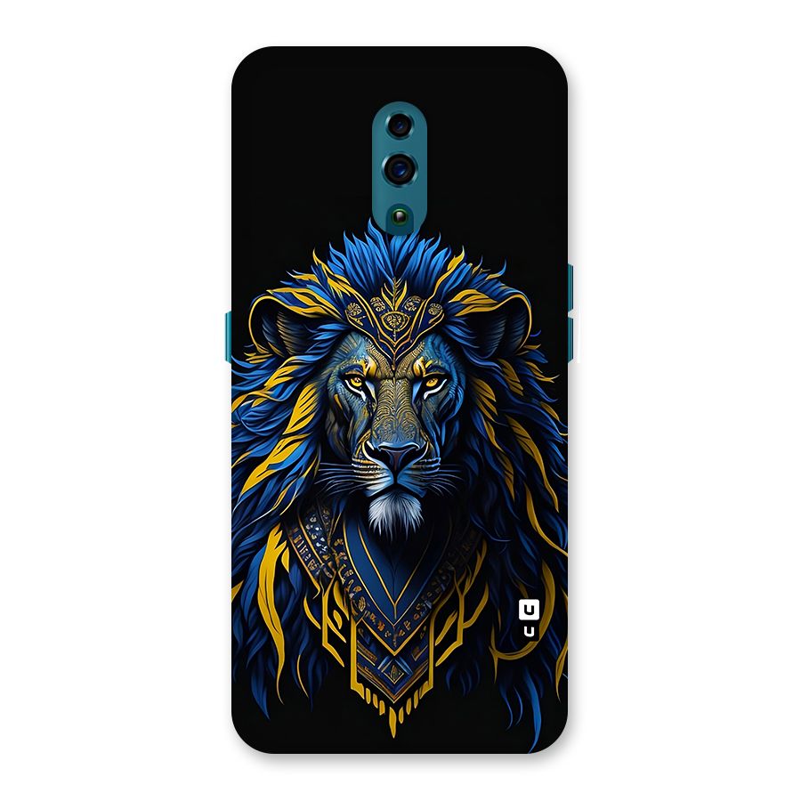 Premium Lion Abstract Portrait Art Back Case for Oppo Reno