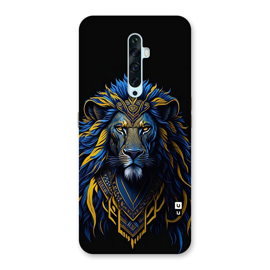 Premium Lion Abstract Portrait Art Back Case for Oppo Reno2 Z