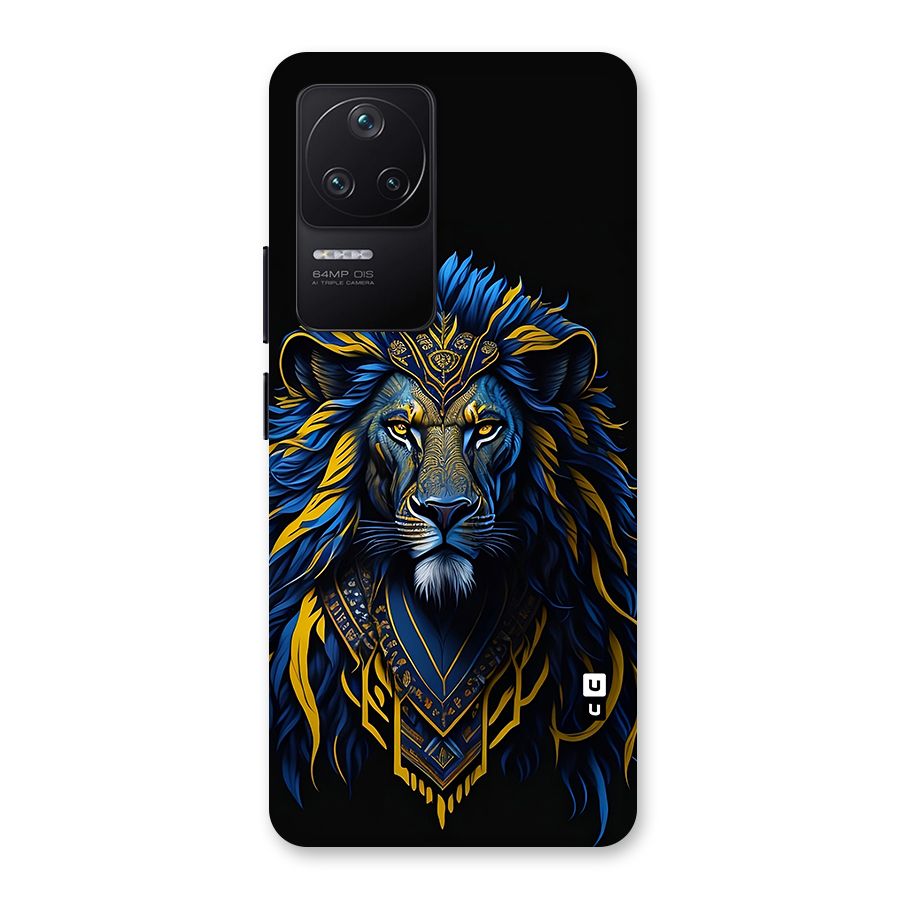 Premium Lion Abstract Portrait Art Back Case for Poco F4 5G