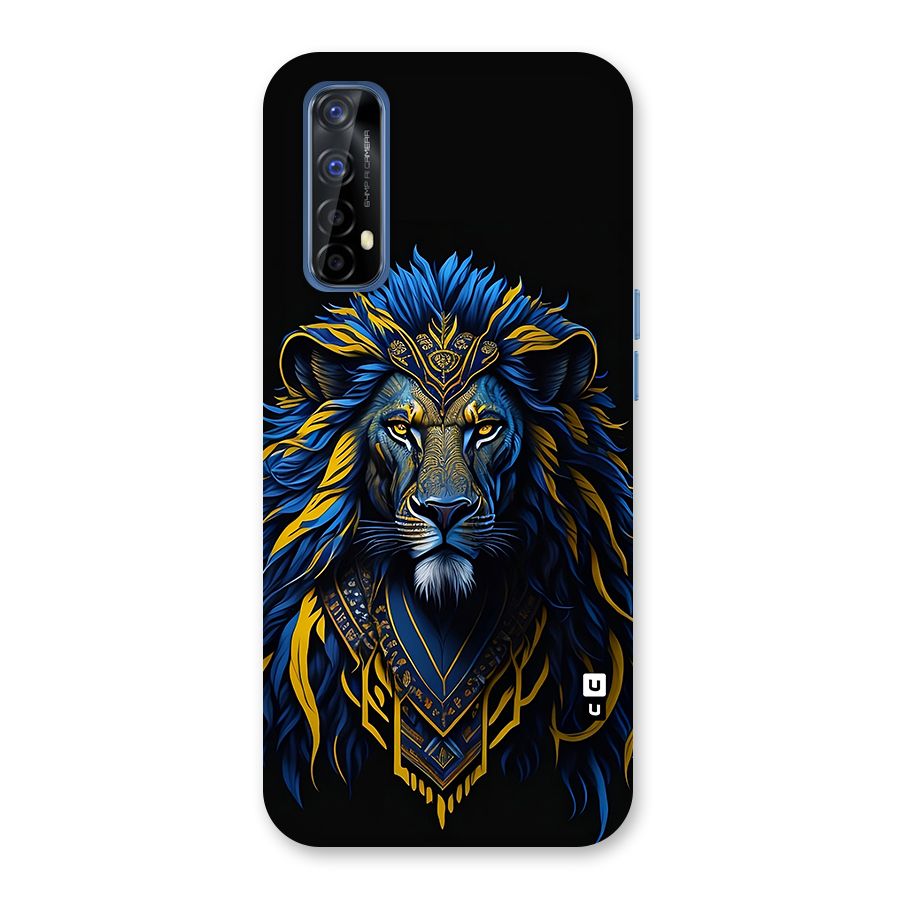 Premium Lion Abstract Portrait Art Back Case for Realme 7