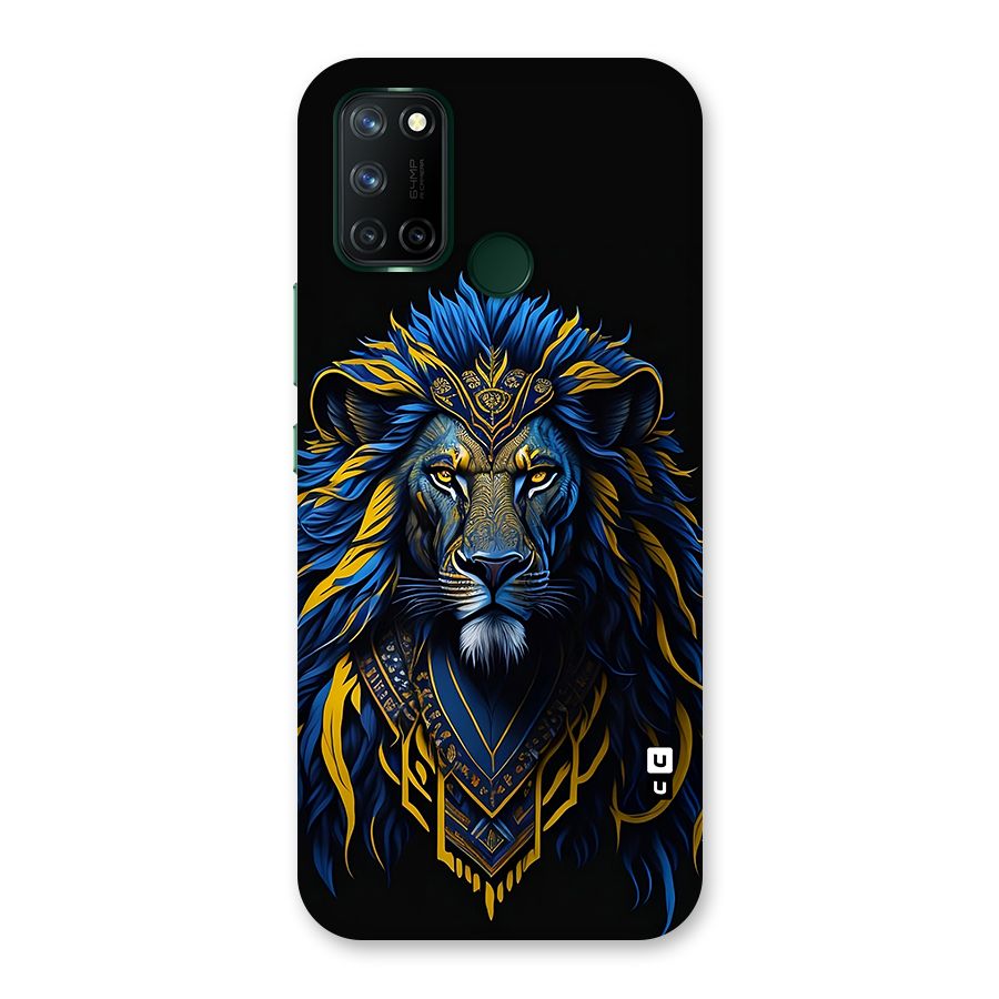 Premium Lion Abstract Portrait Art Back Case for Realme 7i