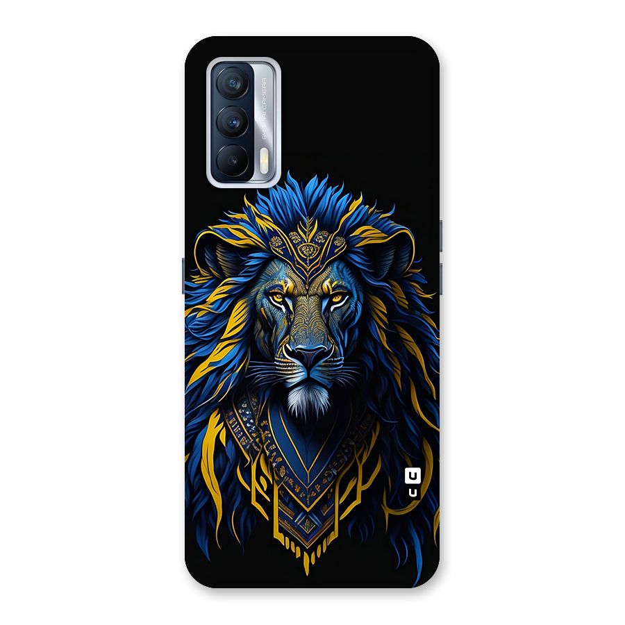 Premium Lion Abstract Portrait Art Back Case for Realme X7
