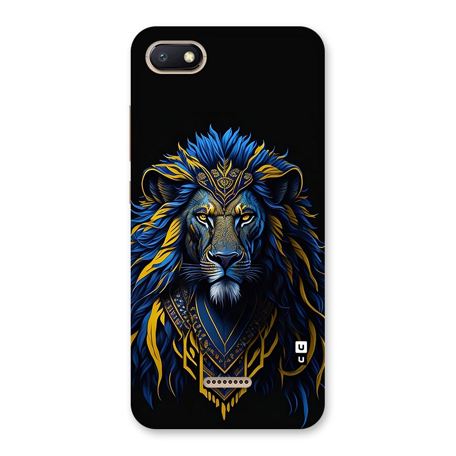 Premium Lion Abstract Portrait Art Back Case for Redmi 6A