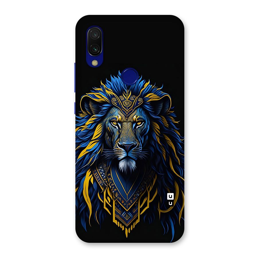 Premium Lion Abstract Portrait Art Back Case for Redmi 7