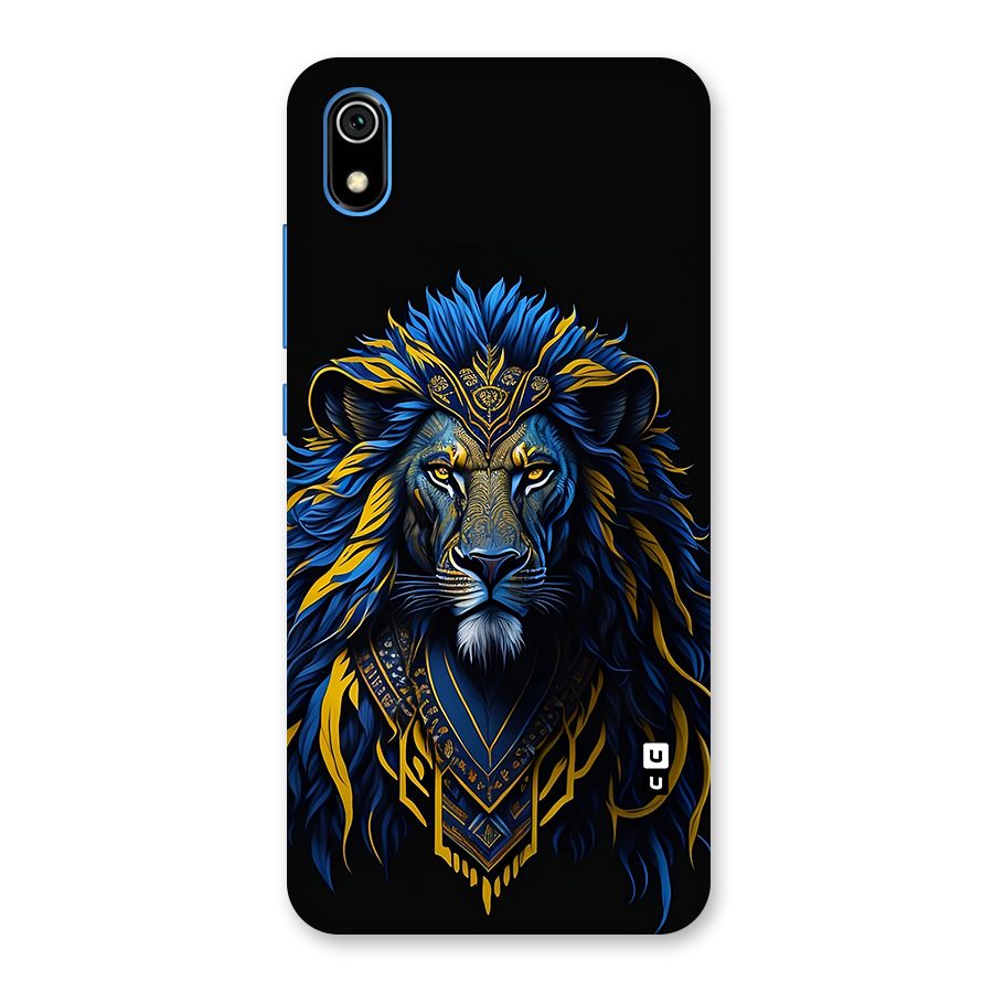 Premium Lion Abstract Portrait Art Back Case for Redmi 7A