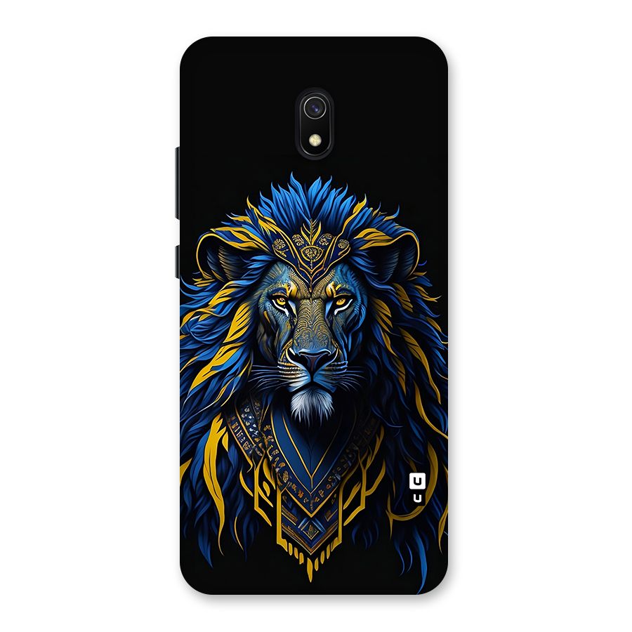 Premium Lion Abstract Portrait Art Back Case for Redmi 8A