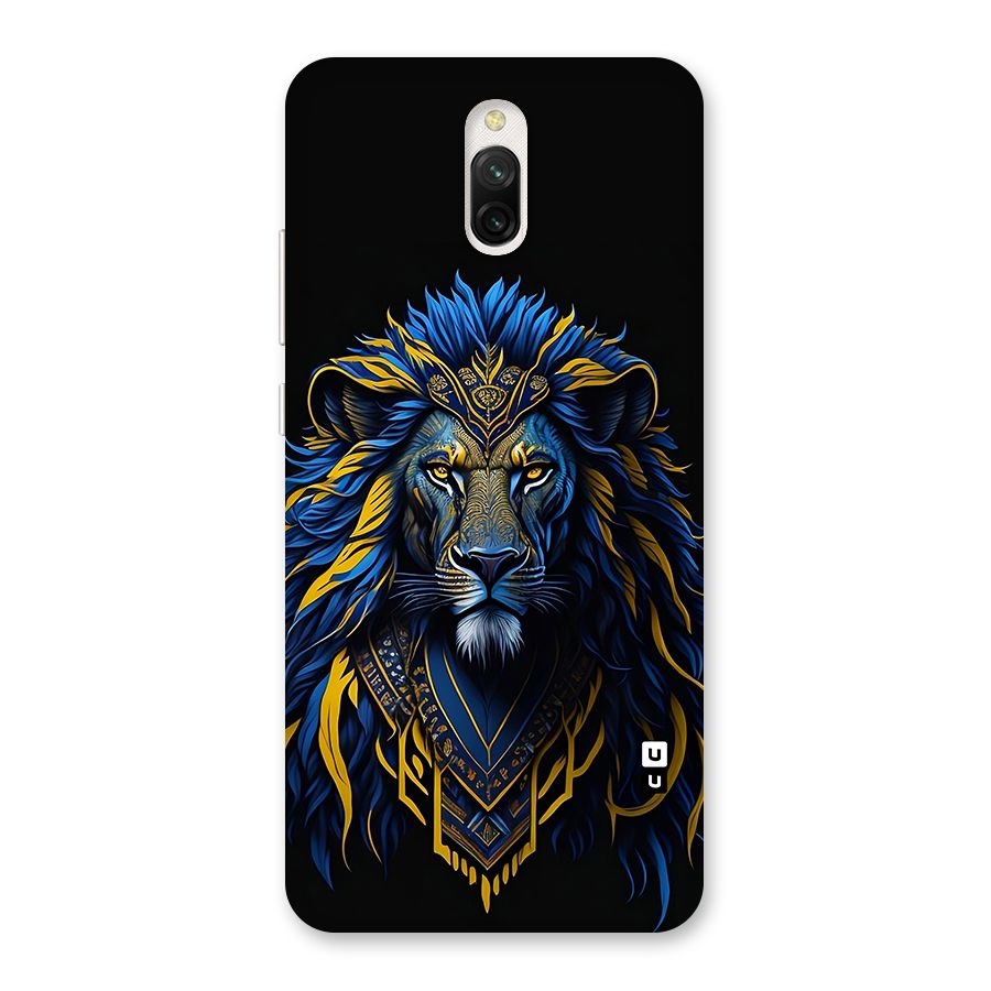 Premium Lion Abstract Portrait Art Back Case for Redmi 8A Dual