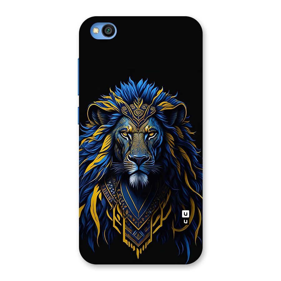 Premium Lion Abstract Portrait Art Back Case for Redmi Go