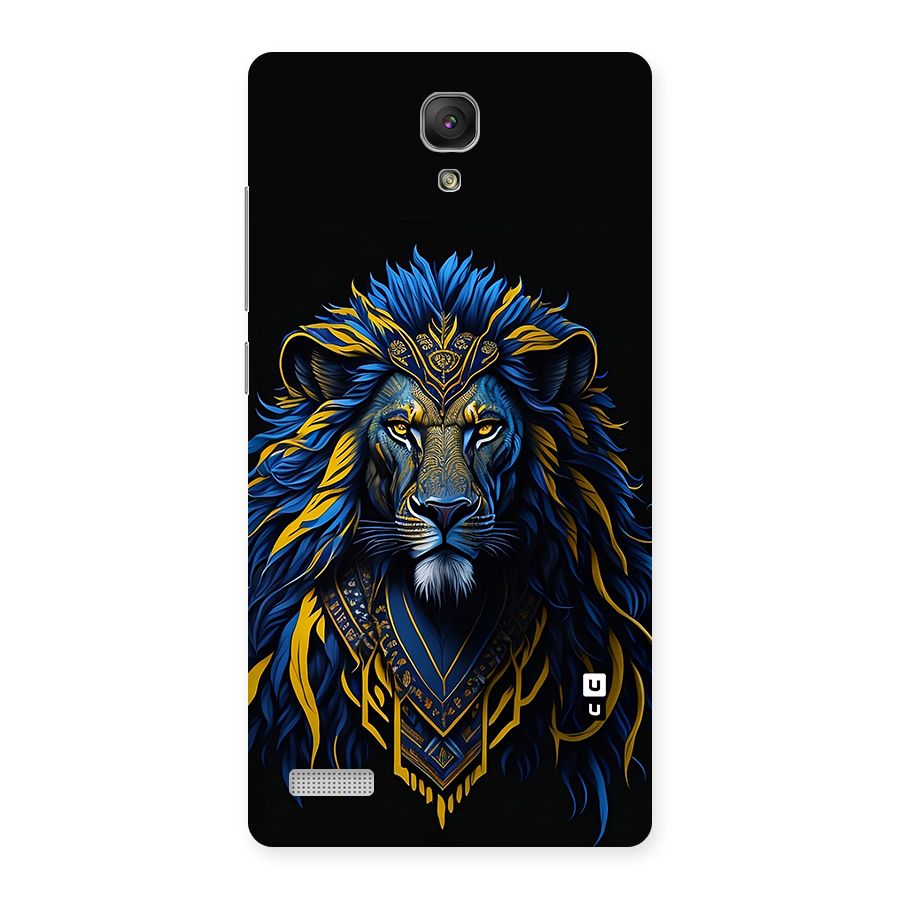 Premium Lion Abstract Portrait Art Back Case for Redmi Note