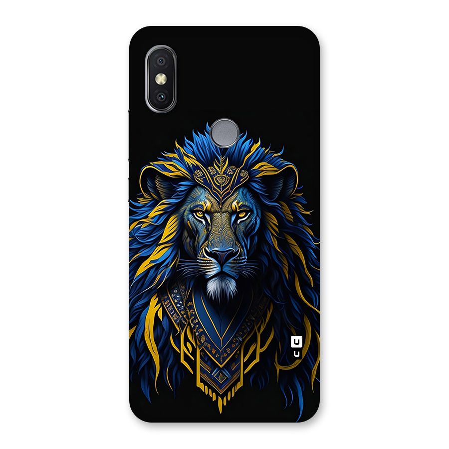 Premium Lion Abstract Portrait Art Back Case for Redmi Y2