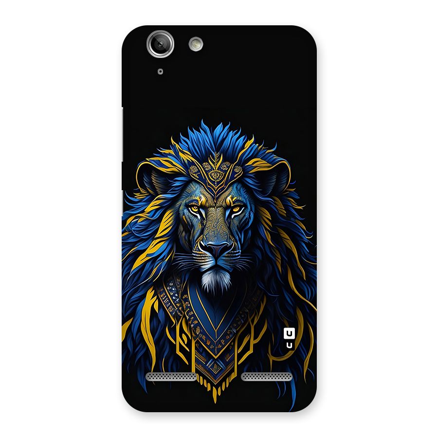 Premium Lion Abstract Portrait Art Back Case for Vibe K5