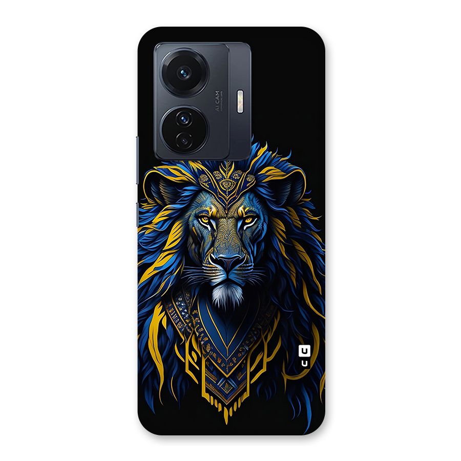 Premium Lion Abstract Portrait Art Back Case for Vivo T1 Pro