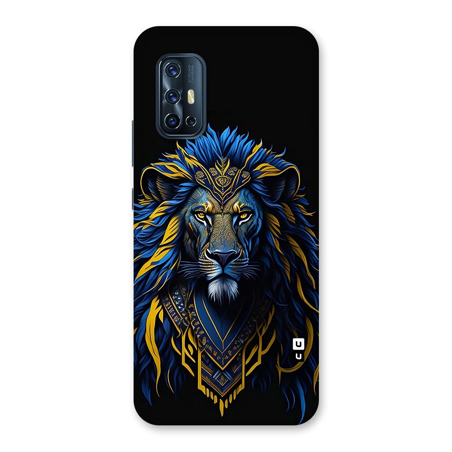 Premium Lion Abstract Portrait Art Back Case for Vivo V17