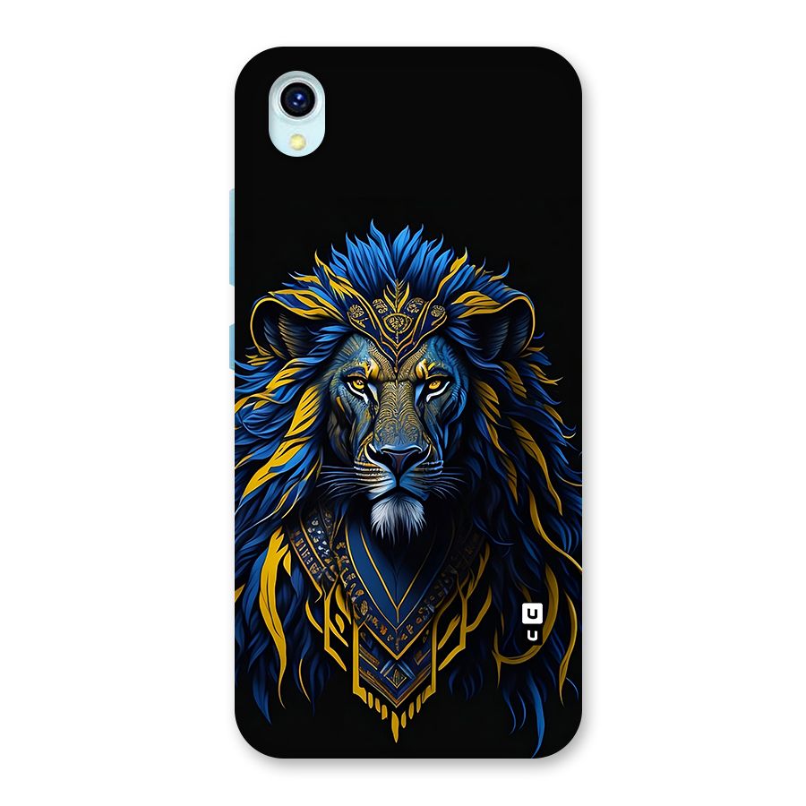 Premium Lion Abstract Portrait Art Back Case for Vivo Y1s