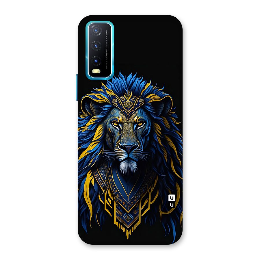 Premium Lion Abstract Portrait Art Back Case for Vivo Y20A