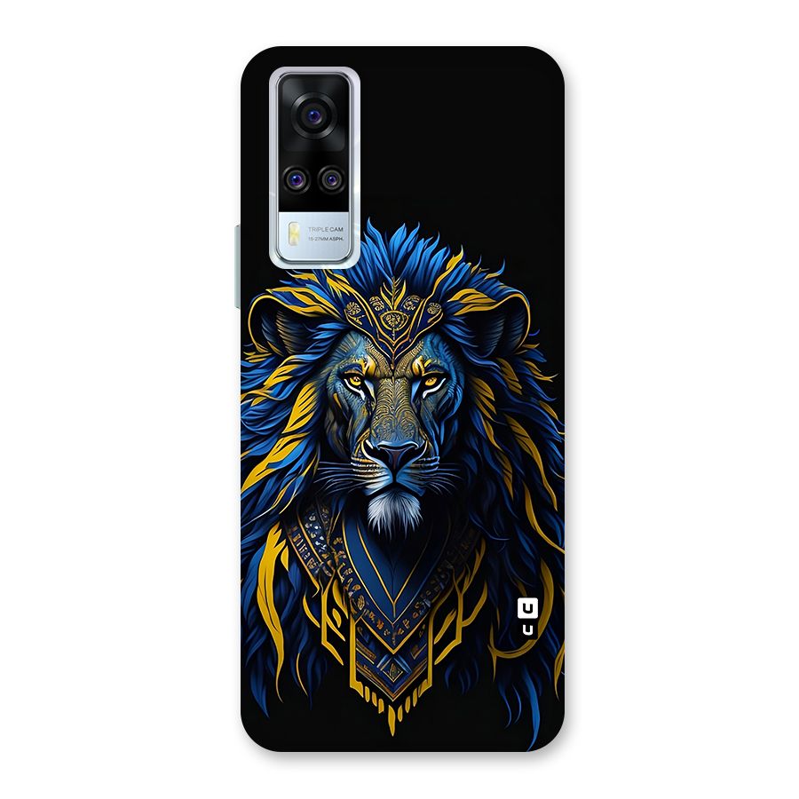 Premium Lion Abstract Portrait Art Back Case for Vivo Y31