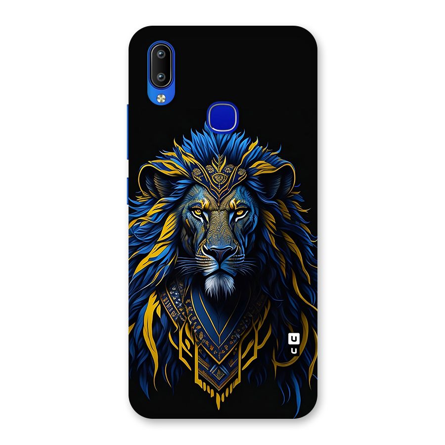 Premium Lion Abstract Portrait Art Back Case for Vivo Y91
