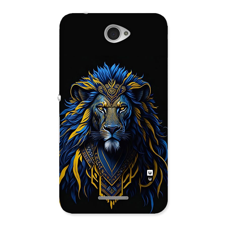 Premium Lion Abstract Portrait Art Back Case for Xperia E4