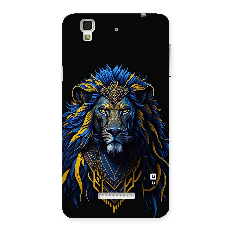 Premium Lion Abstract Portrait Art Back Case for YU Yureka Plus