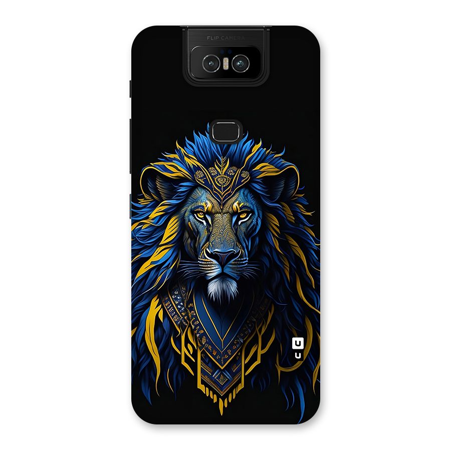 Premium Lion Abstract Portrait Art Back Case for Zenfone 6z