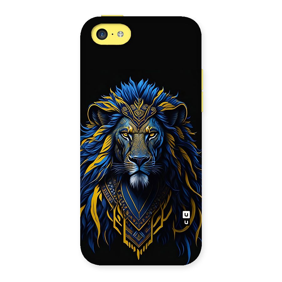 Premium Lion Abstract Portrait Art Back Case for iPhone 5C