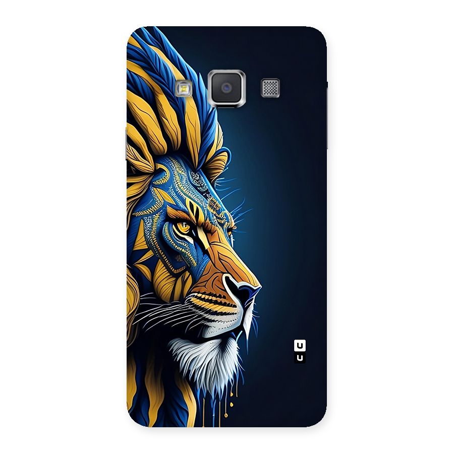 Premium Lion Abstract Side Art Back Case for Galaxy A3