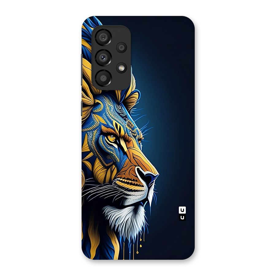 Premium Lion Abstract Side Art Back Case for Galaxy A33 5G