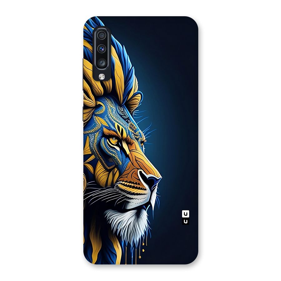 Premium Lion Abstract Side Art Back Case for Galaxy A70