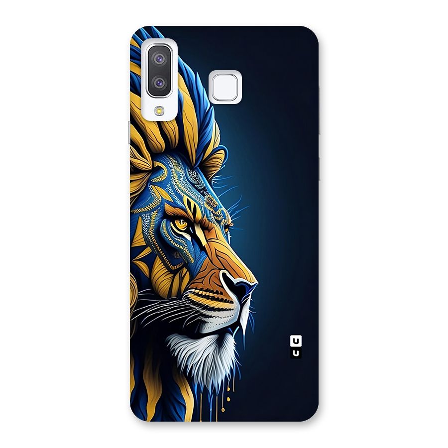 Premium Lion Abstract Side Art Back Case for Galaxy A8 Star