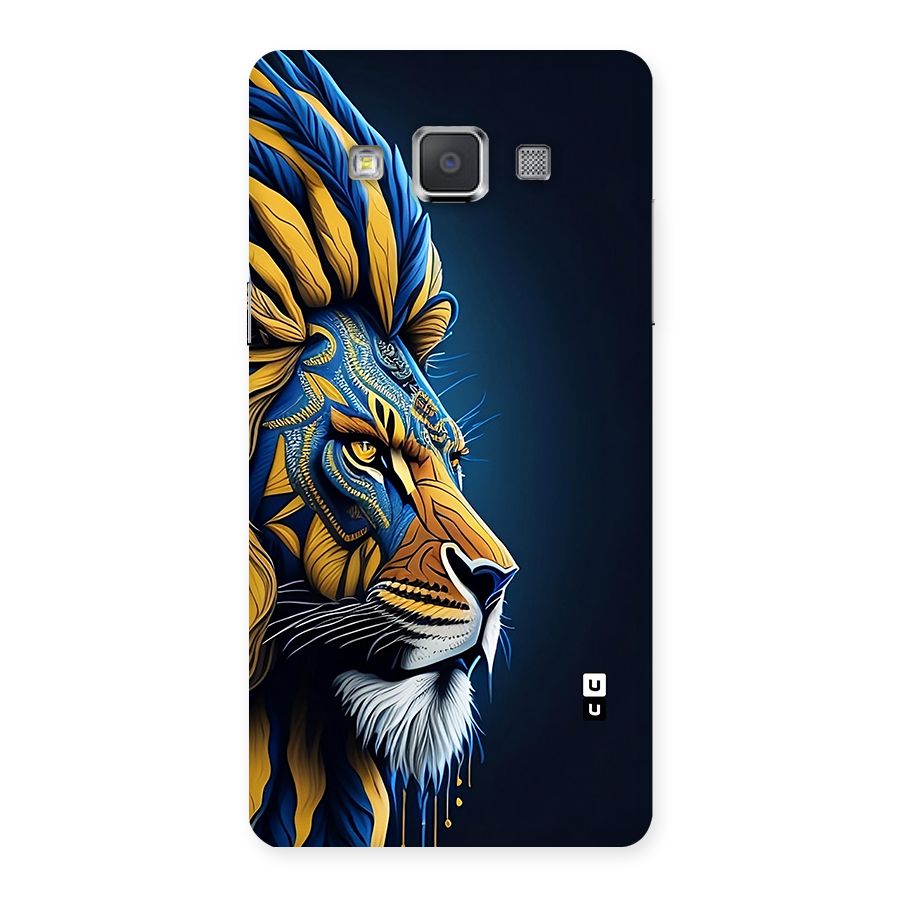 Premium Lion Abstract Side Art Back Case for Galaxy Grand Max