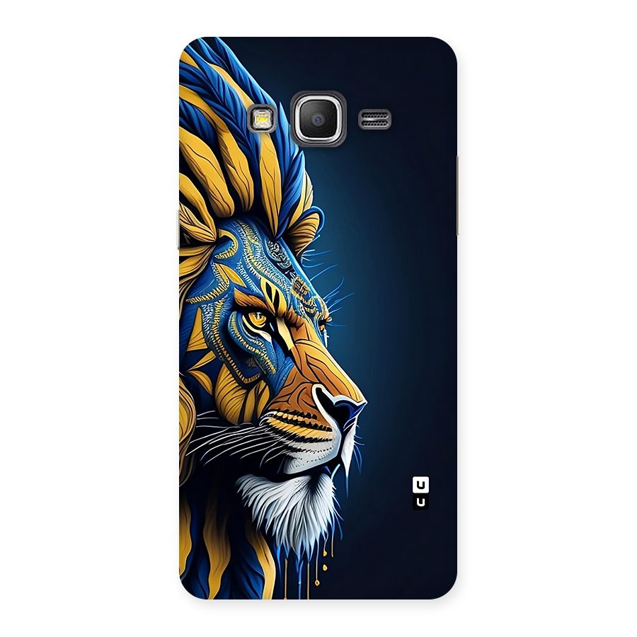 Premium Lion Abstract Side Art Back Case for Galaxy Grand Prime