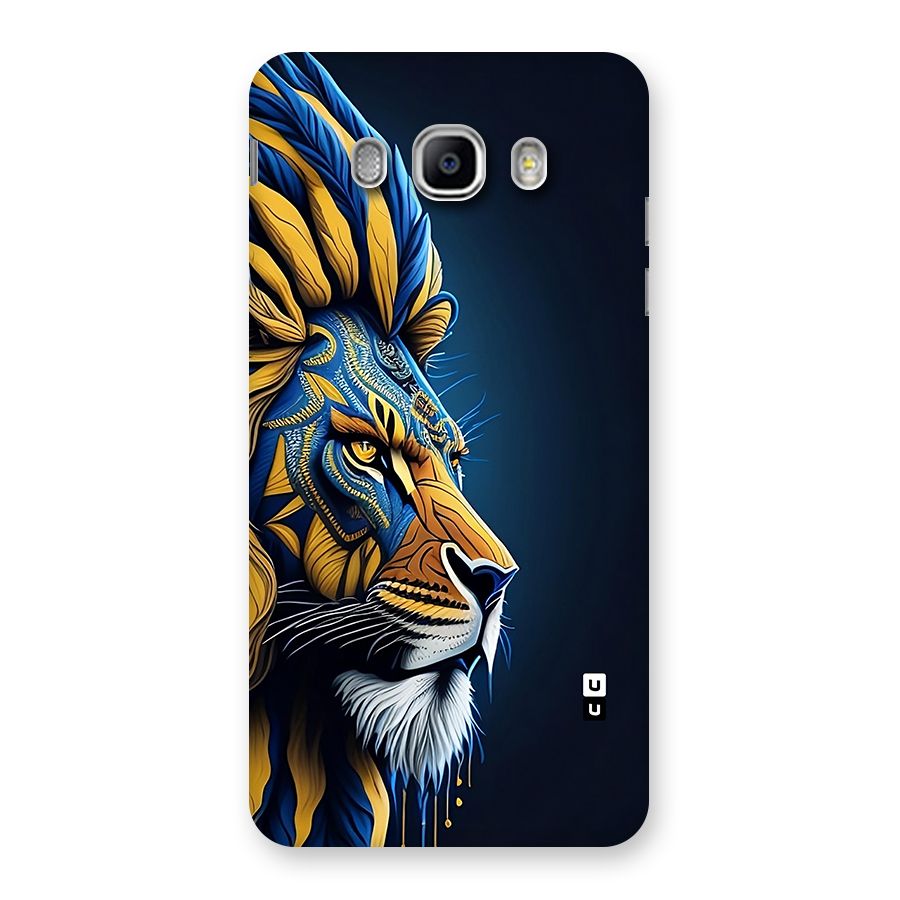 Premium Lion Abstract Side Art Back Case for Galaxy J5 2016