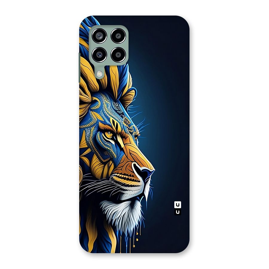 Premium Lion Abstract Side Art Back Case for Galaxy M33