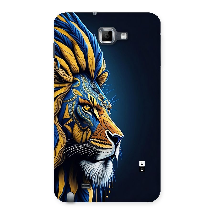 Premium Lion Abstract Side Art Back Case for Galaxy Note