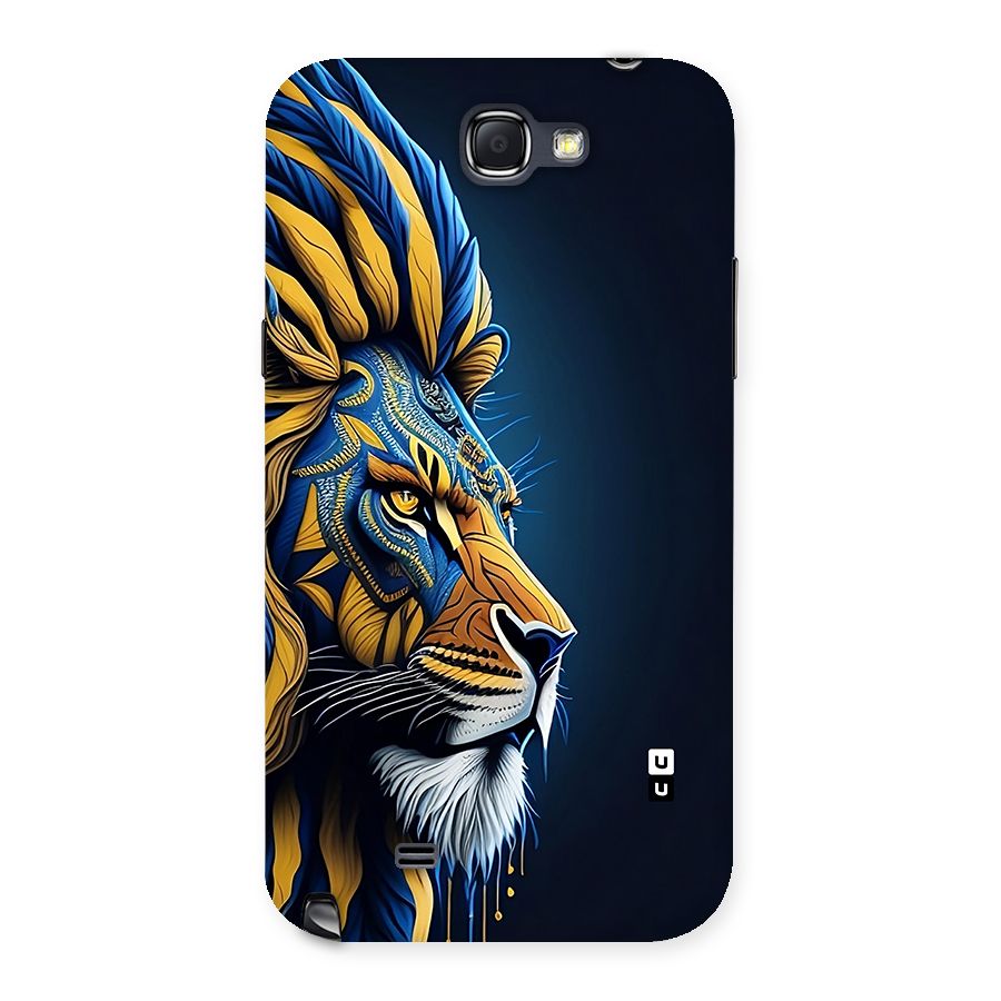 Premium Lion Abstract Side Art Back Case for Galaxy Note 2