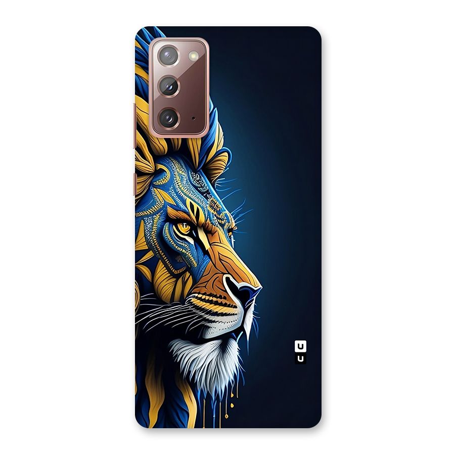 Premium Lion Abstract Side Art Back Case for Galaxy Note 20