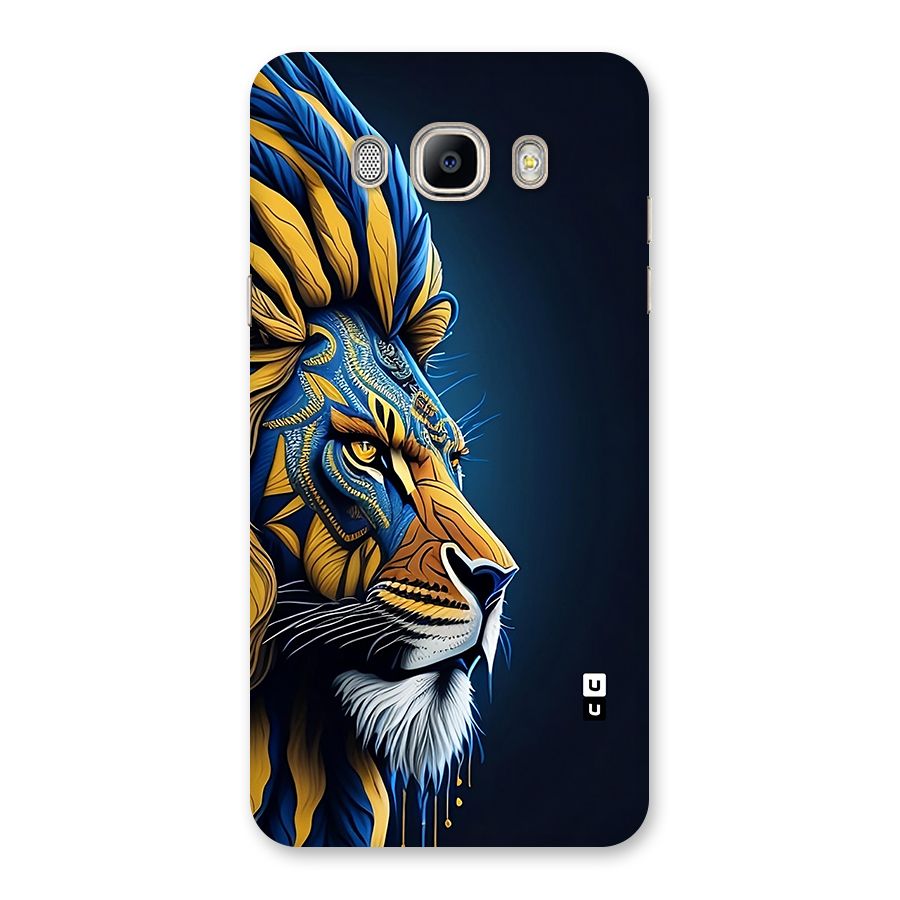 Premium Lion Abstract Side Art Back Case for Galaxy On8