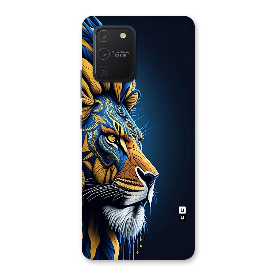 Premium Lion Abstract Side Art Back Case for Galaxy S10 Lite