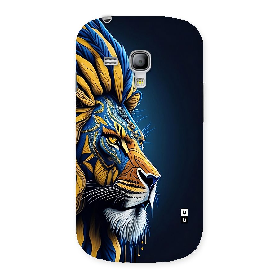 Premium Lion Abstract Side Art Back Case for Galaxy S3 Mini