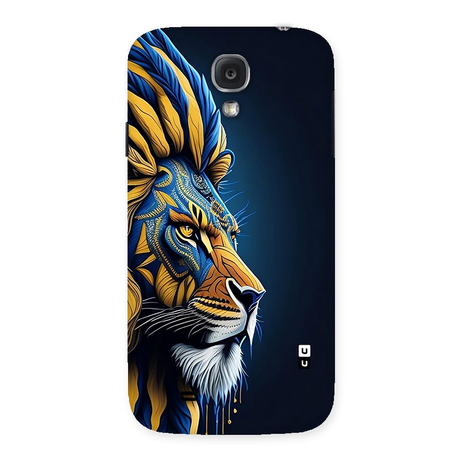 Premium Lion Abstract Side Art Back Case for Galaxy S4