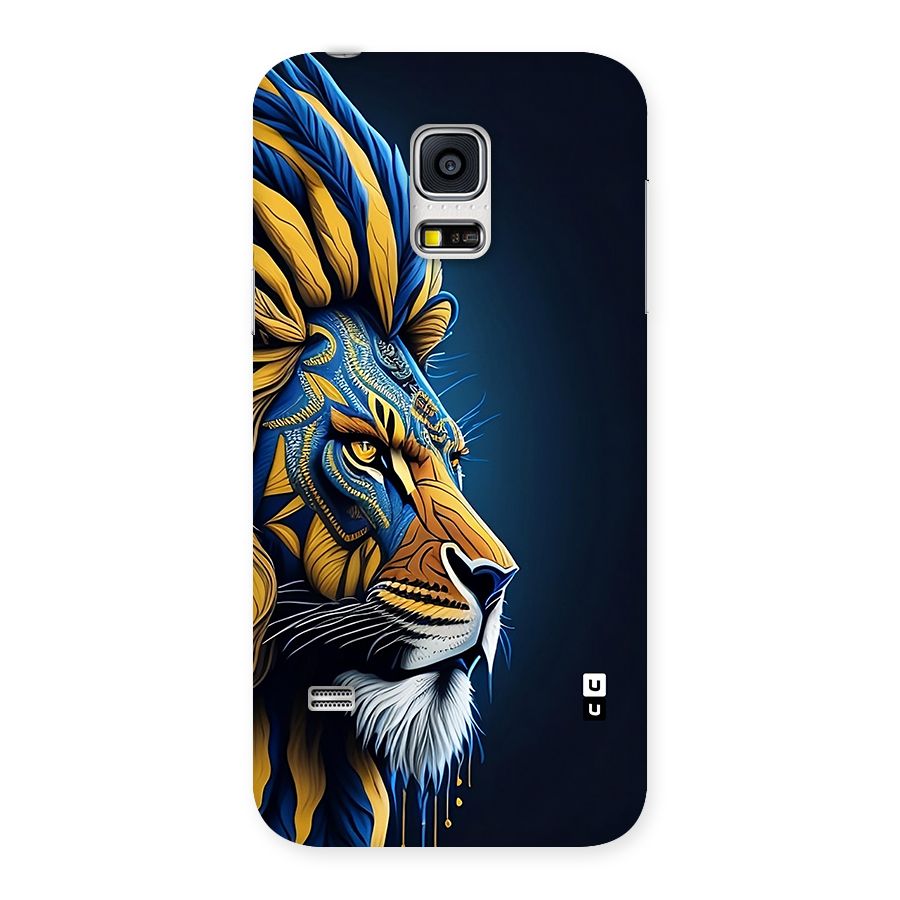 Premium Lion Abstract Side Art Back Case for Galaxy S5 Mini