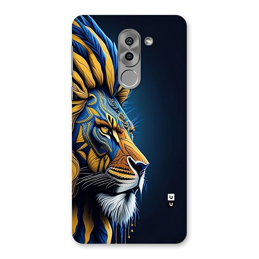 Premium Lion Abstract Side Art Back Case for Honor 6X