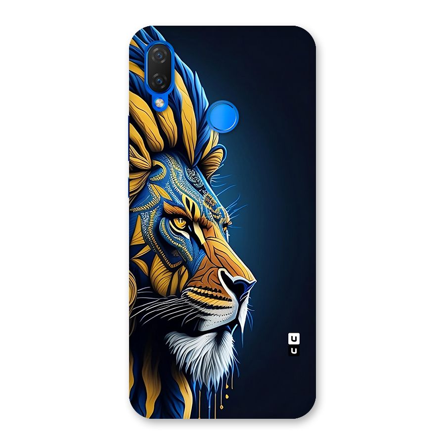 Premium Lion Abstract Side Art Back Case for Huawei Nova 3i