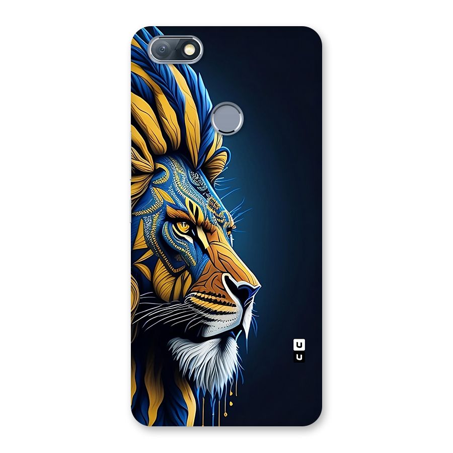 Premium Lion Abstract Side Art Back Case for Infinix Note 5